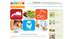 Desktop Screenshot of clinicadenutricioncr.com